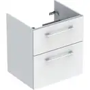 Тумба под раковину Geberit Selnova Square, slim rim 60 см, белый глянцевый 501.204.00.1