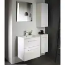 Geberit SELNOVA Square комплект: умывальник встроенный Slim Rim, с тумбой 58,8*50,2см, с 2мя ящиками, цвет белый глянец (501.236.00.1)