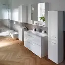 Шкафчик Geberit Selnova Square 33 х 29,7 х h85 см, белый глянцевый (501.276.00.1)