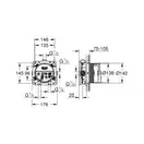 Душевая система скрытого монтажа Grohe Eurocube (цвет - хром) (234090SB)