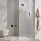 Hansgrohe Pulsify S Душевая штанга 90 см, шлифованная бронза (24405140)