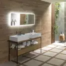 Дзеркало Noken Pure Line Wood 80х50 см, LED підсвічування 6000К, динаміки, Bluetooth IP44, 50Вт (100207751)