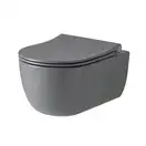 Унітаз підвісний Noken Set Acro Compact 100280416 із кришкою Soft-Close 100285298, сірий матовий (100285516)