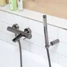 Смеситель для ванны Paffoni Light (цвет - матовое золото) (LIG022HGSP)