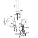 Смеситель на борт ванны Paffoni Light (цвет - хром) (LIG041LCR)