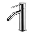 Смеситель для биде Paffoni Light (цвет -STEEL LOOKING finish), с донным клапаном (LIG135ST)