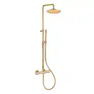 Paffoni BIRILLO Душевая система, Gold Spazzolato (ZCOL646KLIQHGSP)