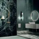 Душова система Paffoni Birillo з термостатом, верхнiй душ 225 мм, сталь (ZCOL646LIQST)