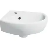 Geberit Selnova Умывальник подвесной, угловой, белый (500.326.01.5)