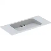 Умивальник накладний Geberit One 90 см, білий KeraTect / глянсовий хром (500.390.01.1)