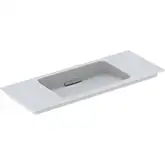 Умивальник накладний Geberit One 105 см, білий KeraTect / глянсовий хром (500.396.01.1)