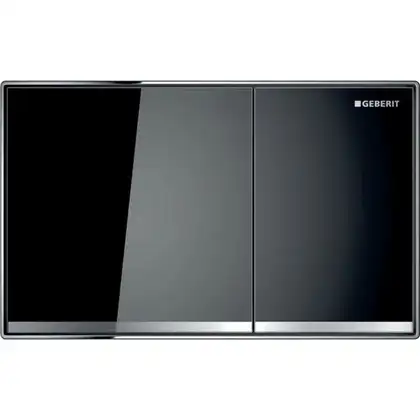 Geberit Смывная клавиша, двойной смыв Sigma 60 (стекло чёрное) (115.640.SJ.1) Geberit Смывная клавиша, двойной смыв Sigma 60 (стекло чёрное) (115.640.SJ.1)
