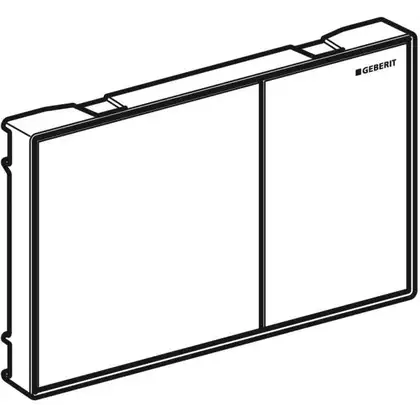 Geberit Смывная клавиша, двойной смыв Sigma 60 (стекло чёрное) (115.640.SJ.1) Geberit Смывная клавиша, двойной смыв Sigma 60 (стекло чёрное) (115.640.SJ.1)