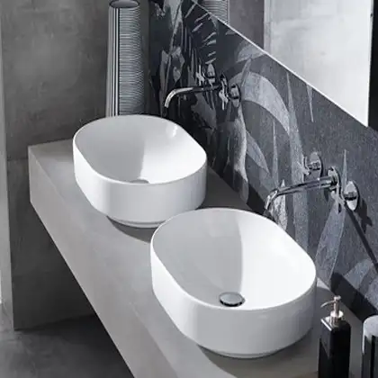 Geberit VariForm Раковина накладная, эллиптическая, белая (500.774.01.2) Geberit VariForm Раковина накладная, эллиптическая, белая (500.774.01.2)