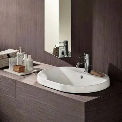 Geberit VariForm Раковина накладная, 50х40 см, белая (500.775.01.2)