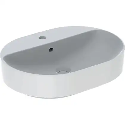 Geberit VariForm Раковина накладная, 60х45 см, с отверстием, белая (500.777.01.2) Geberit VariForm Раковина накладная, 60х45 см, с отверстием, белая (500.777.01.2)