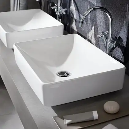 Geberit VariForm Раковина накладная 55x40 см, белая (500.779.01.2) Geberit VariForm Раковина накладная 55x40 см, белая (500.779.01.2)