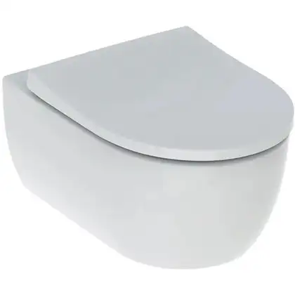 Унитаз подвесной Rimfree (безободковий) Geberit Icon, с сиденьем Soft Close (500.784.01.1) Унитаз подвесной Rimfree (безободковий) Geberit Icon, с сиденьем Soft Close (500.784.01.1)