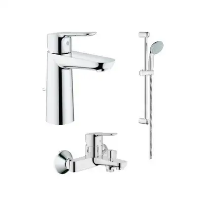 Grohe Комплект смесителей BauEdge 3 в 1 для ванной (123367M) Grohe Комплект смесителей BauEdge 3 в 1 для ванной (123367M)