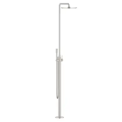Душова система Grohe Essence одноважільна, підлогового монтажу, supersteel (23741DC1) Душова система Grohe Essence одноважільна, підлогового монтажу, supersteel (23741DC1)