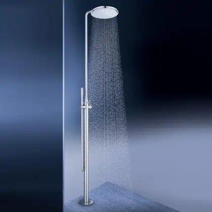 Душова система Grohe Essence одноважільна, підлогового монтажу, supersteel (23741DC1) Душова система Grohe Essence одноважільна, підлогового монтажу, supersteel (23741DC1)