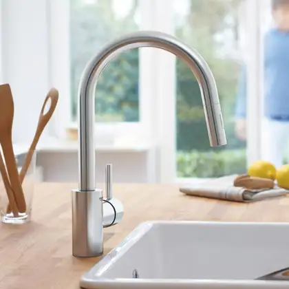 Смеситель для кухни Grohe Concetto (цвет - сталь) (31483DC2) Смеситель для кухни Grohe Concetto (цвет - сталь) (31483DC2)