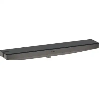 Настенный держатель Porter 500 с полкой левый Hansgrohe Porter E (цвет - шлифованный чёрный хром) 26843340 Настенный держатель Porter 500 с полкой левый Hansgrohe Porter E (цвет - шлифованный чёрный хром) 26843340