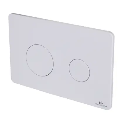 Кнопка змиву Noken Rondo Smart-line подвійна, біла (100104506) Кнопка змиву Noken Rondo Smart-line подвійна, біла (100104506)