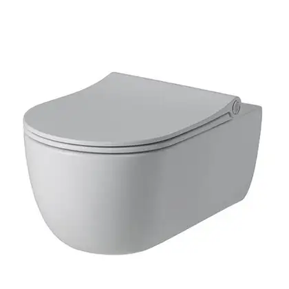 Унітаз підвісний Noken Set Acro Compact 54 см із кришкою Soft-Close, білий матовий (100282320)