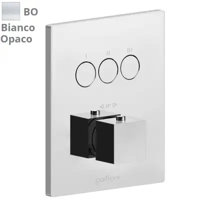 Paffoni Compact Box Термостат для душа, белый матовый (CPT519BO)