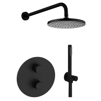 Paffoni Shower Душова система, чорний матовий (KITLIQ018NO) Paffoni Shower Душова система, чорний матовий (KITLIQ018NO)