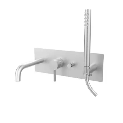 Paffoni Light Змішувач для ванни, сталь (LIG001ST) Paffoni Light Змішувач для ванни, сталь (LIG001ST)