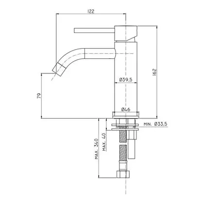 Paffoni Light Смеситель для раковины, матовое золото (LIG071HGSP)