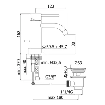 Paffoni Light Смеситель для раковины, хром (LIG075CR)