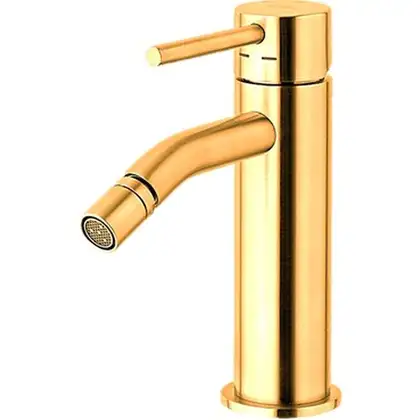 Змішувач для біде Paffoni Light з донним клапаном, HoneyGold (LIG135HG) Змішувач для біде Paffoni Light з донним клапаном, HoneyGold (LIG135HG)