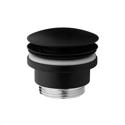 Донный клапан Clic-Clac Paffoni Light (цвет - чёрный матовый) (ZSCA050NO)