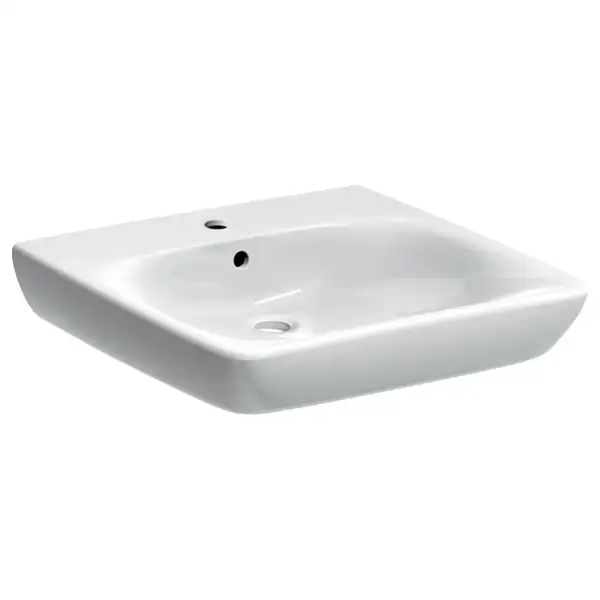 Geberit Selnova Comfort Умывальник подвесной, белый (501.461.00.7) Geberit Selnova Comfort Умывальник подвесной, белый (501.461.00.7)