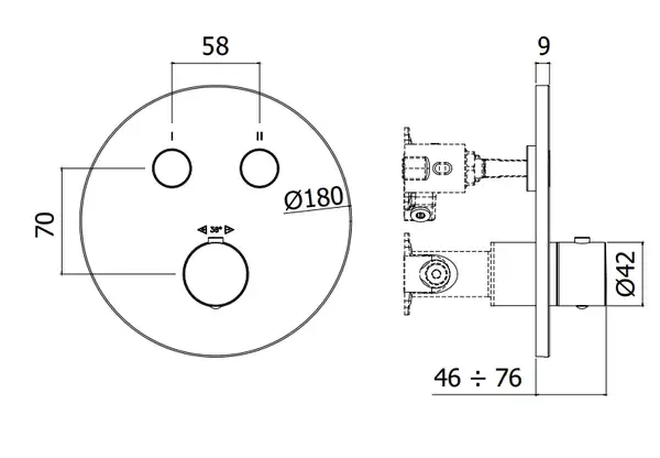Paffoni Compact Box Термостат для душа, хром (CPT018CR) Paffoni Compact Box Термостат для душа, хром (CPT018CR)