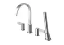 Смеситель для ванны KOHLMAN DEXAME CHROME на борт ванны (QB240D)