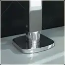 Смеситель для ванны KOHLMAN FOXAL CHROME на борт ванны (QB240F)