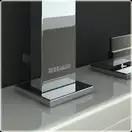 Смеситель для ванны KOHLMAN EXCELENT CHROME на борт ванны (QB240H)