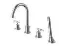 Смеситель для ванны KOHLMAN ROXIN CHROME на борт ванны (QB240R)