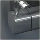 Душевой гарнитур KOHLMAN FOXAL CHROME с термостатом (QW273F)