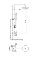 Душевой гарнитур KOHLMAN DEXAME CHROME (QW276D)