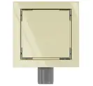 Трап для душа MEXEN FLAT GOLD 15*15 квадратный (MEX-1510015)