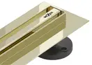 Трап для душа MEXEN FLAT 360° SLIM GOLD золотой 160 см (MEX-1541160)