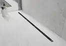 Трап для душа MEXEN FLAT 360° SUPER SLIM BLACK черный 90 см (MEX-1751090)