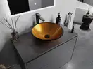 Умывальник (раковина) MEXEN MIRA GOLD накладной (MEX-24124250)