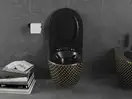 Подвесной унитаз MEXEN LENA BLACK DIAMOND GOLD (MEX-30224079)