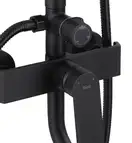 Душевой гарнитур REA HASS BLACK черный с изливом (REA-B9968)